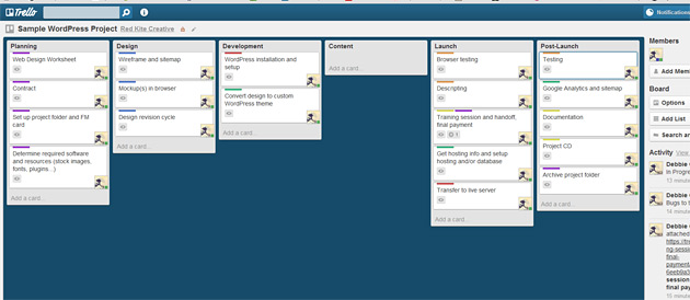 project trello board examples